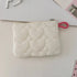 Candy Color Heart Shaped Cosmetic Bag Women Portable Earphones Lipstick Sanitary Napkins Storage Pouch Small Makeup Zipper Bags